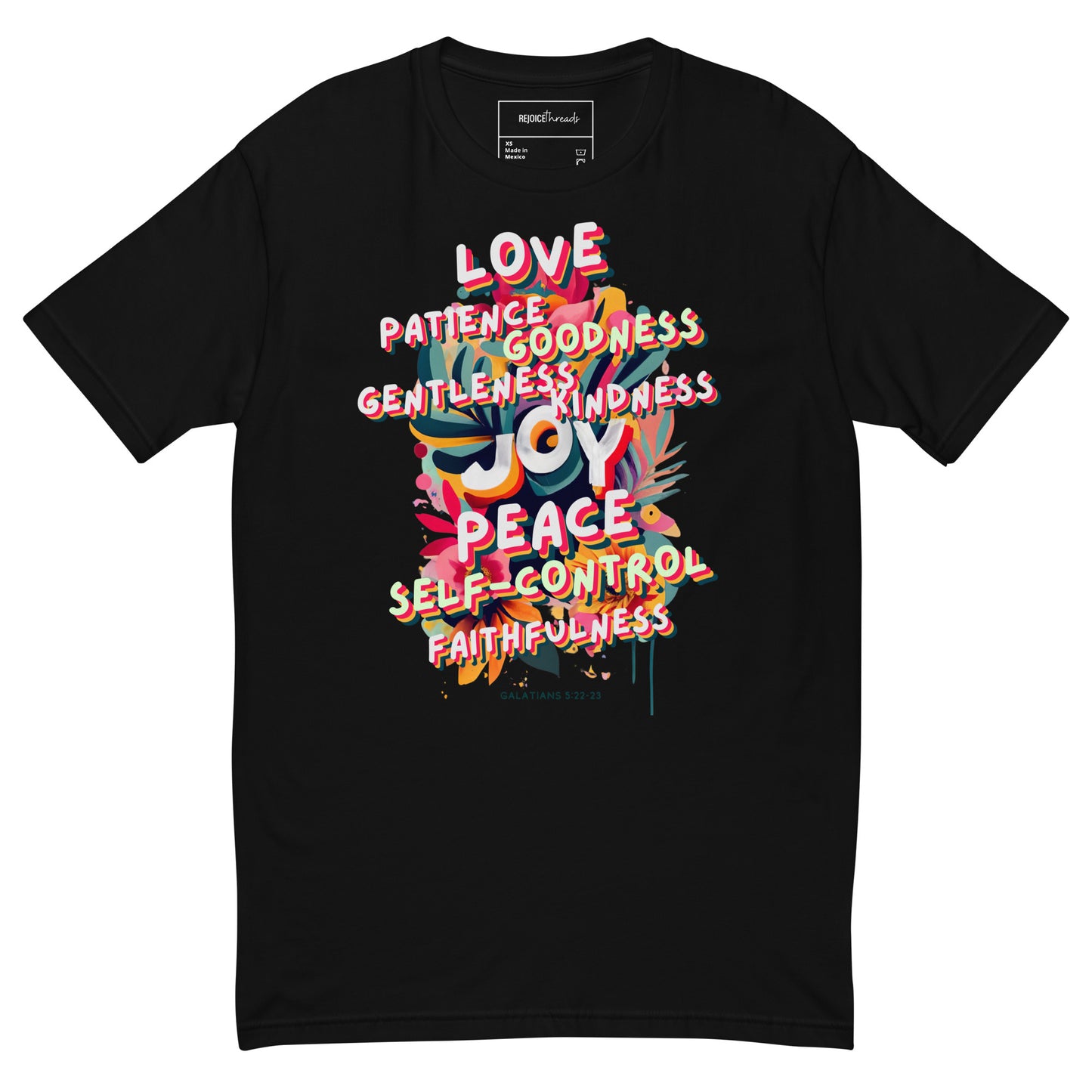 Fruit of the Spirit Tee (black text)