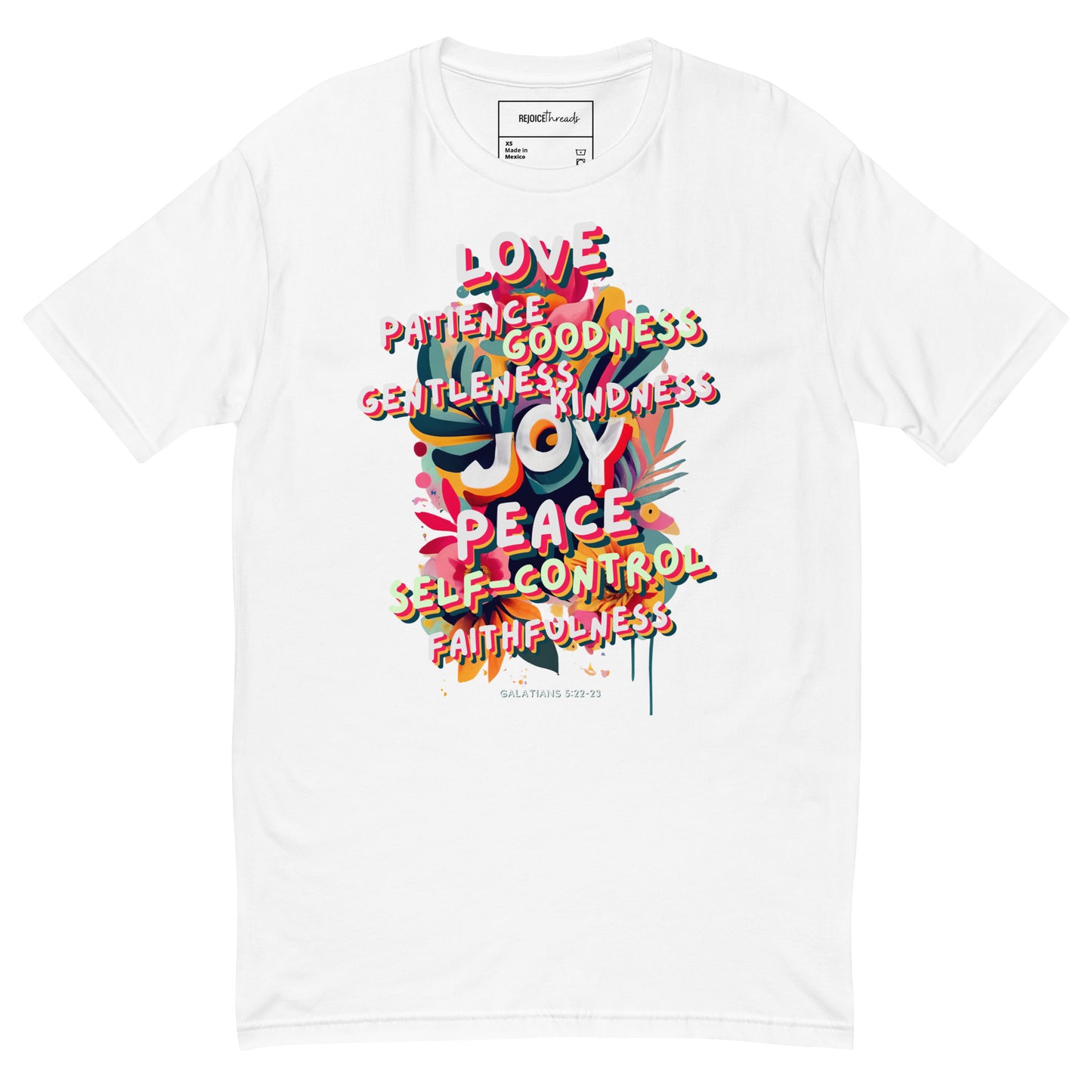 Fruit of the Spirit Tee (white text)