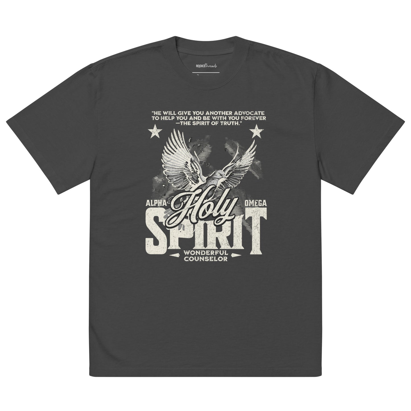 Advocate - Spirit of Truth Oversized Tee (white text)