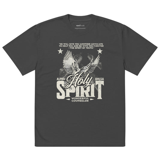 Advocate - Spirit of Truth Oversized Tee (white text)