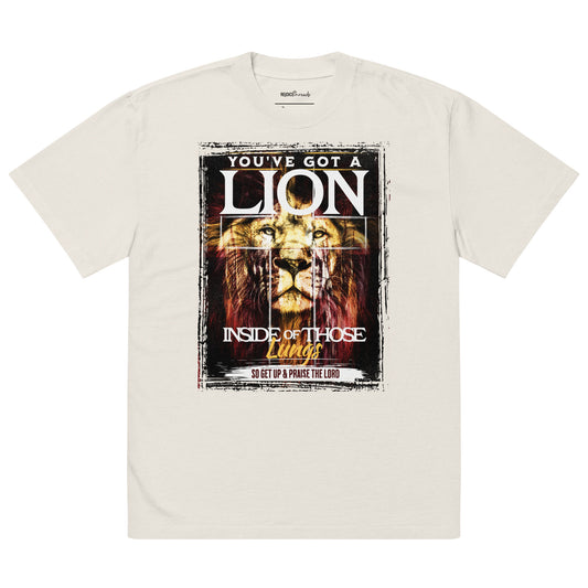 Lion Inside - Praise the Lord Oversized Tee