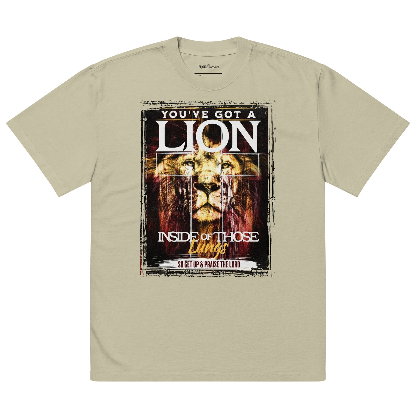 Lion Inside - Praise the Lord Oversized Tee