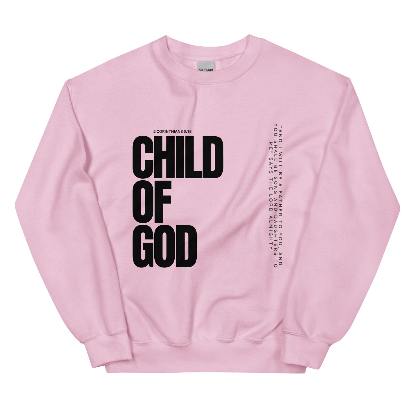 Child of God Crewneck (black text)