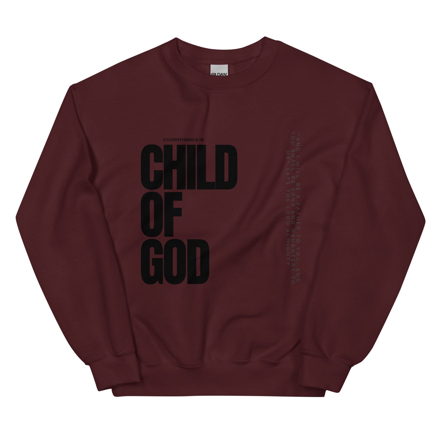 Child of God Crewneck (black text)