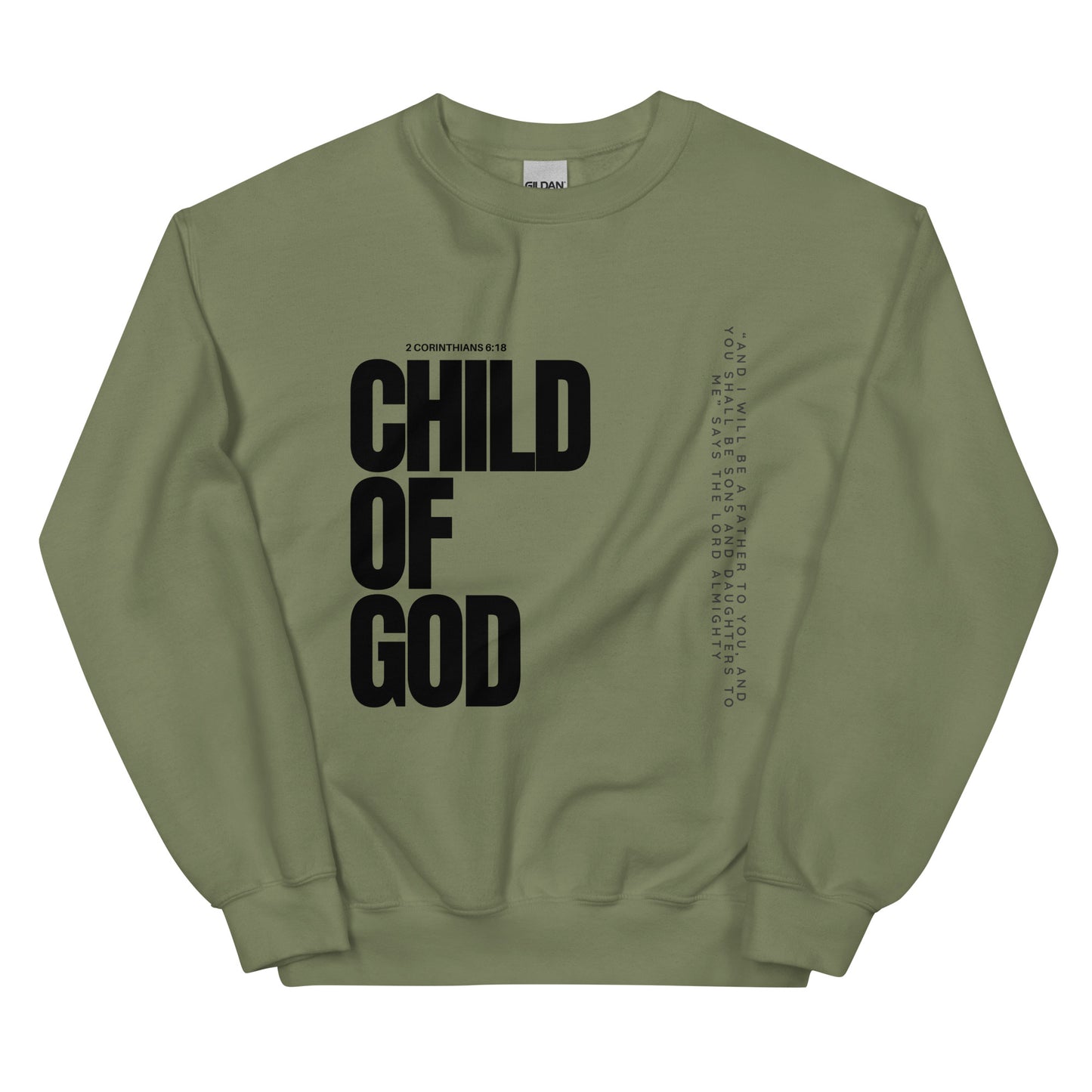 Child of God Crewneck (black text)