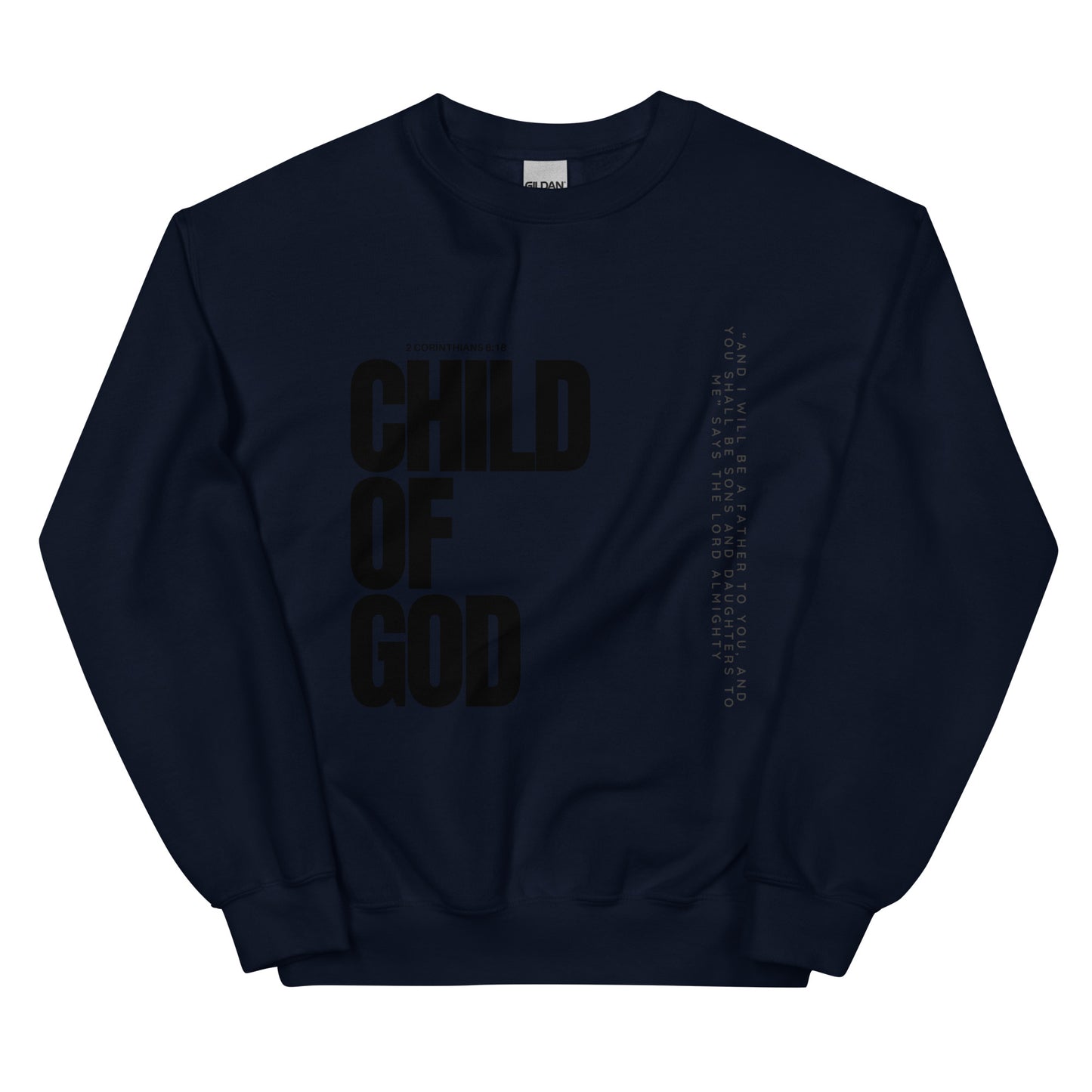 Child of God Crewneck (black text)