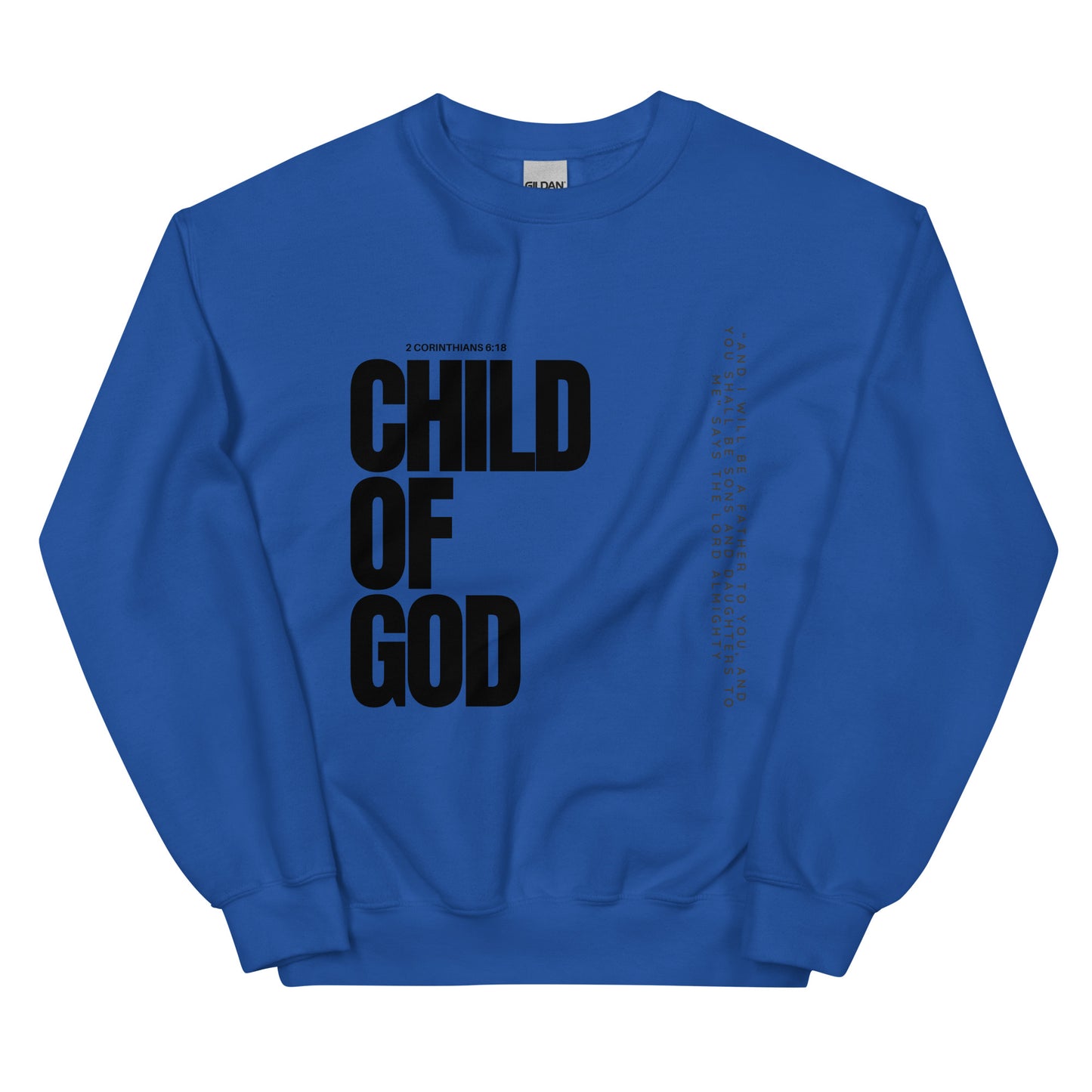 Child of God Crewneck (black text)