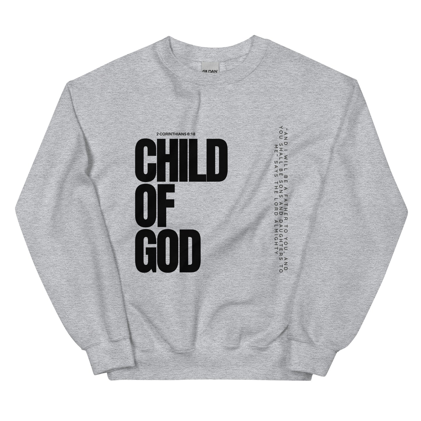 Child of God Crewneck (black text)