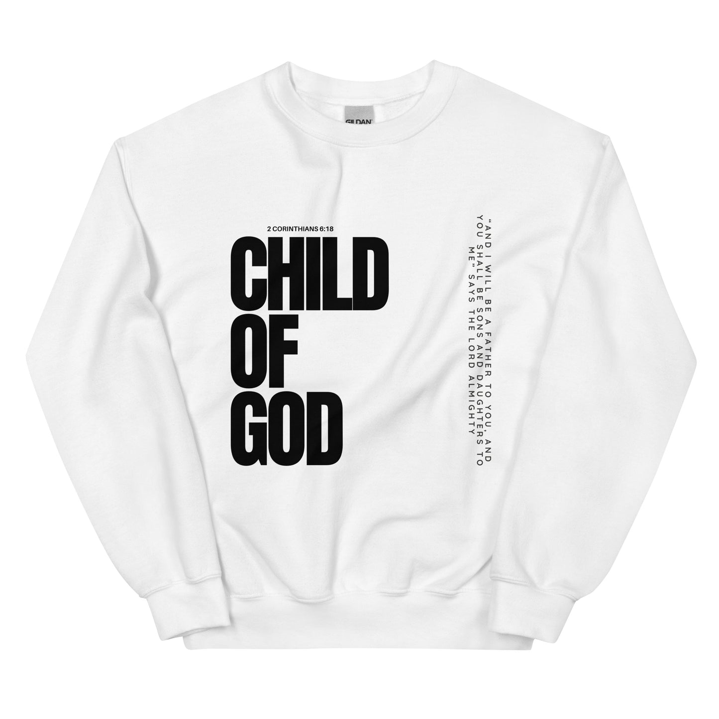 Child of God Crewneck (black text)