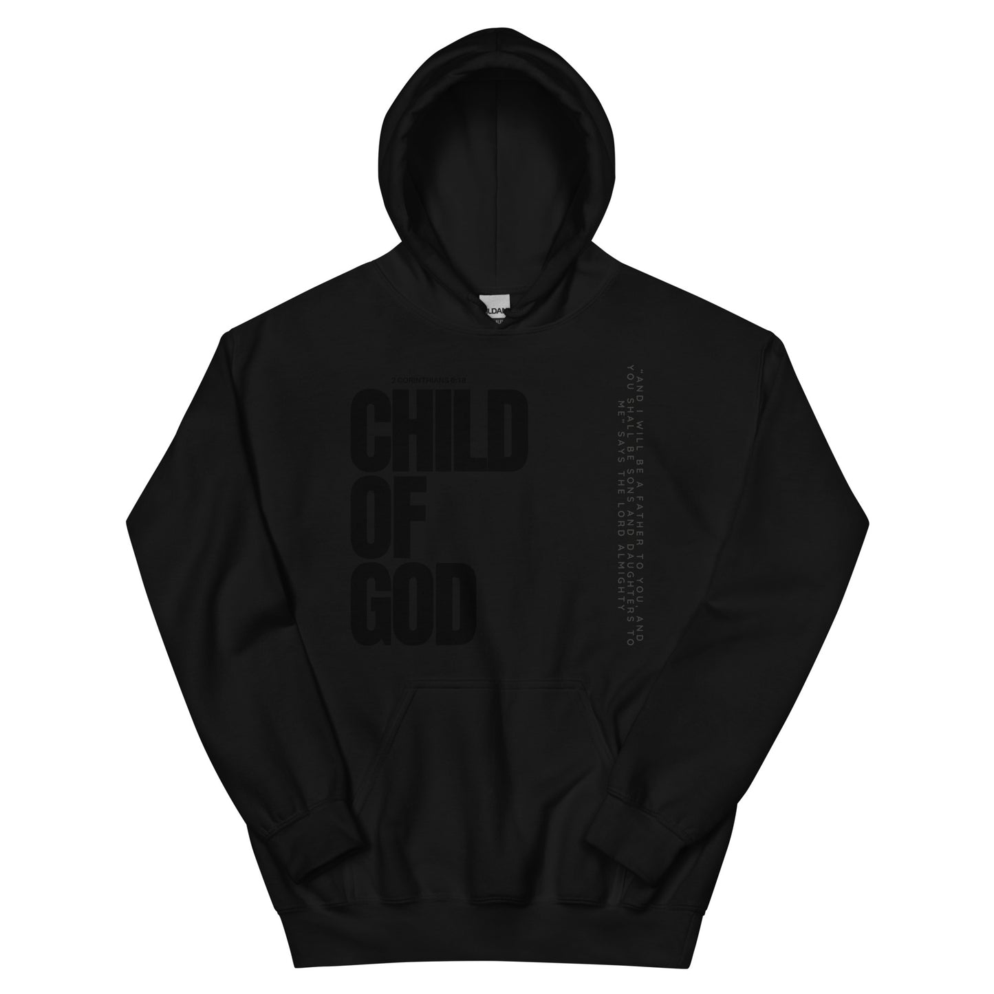 Child of God Hoodie (black text)