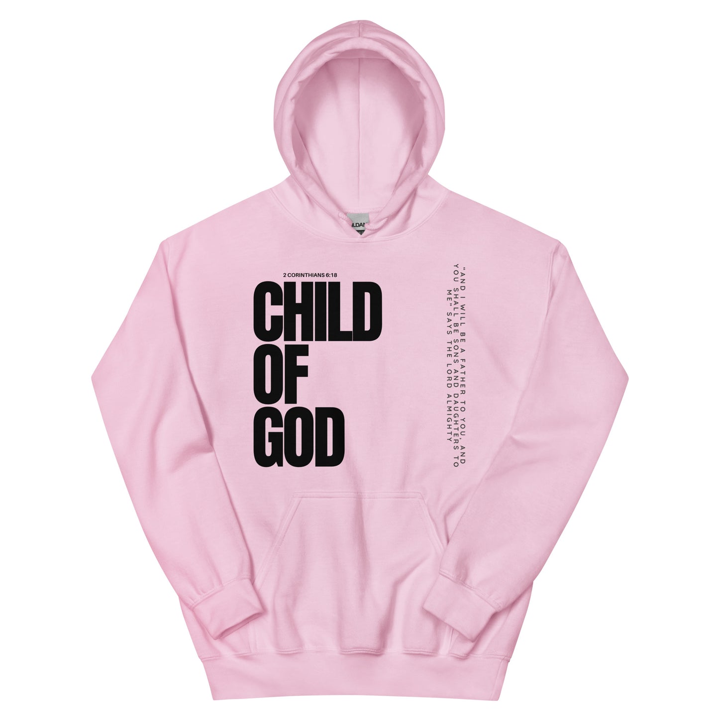 Child of God Hoodie (black text)