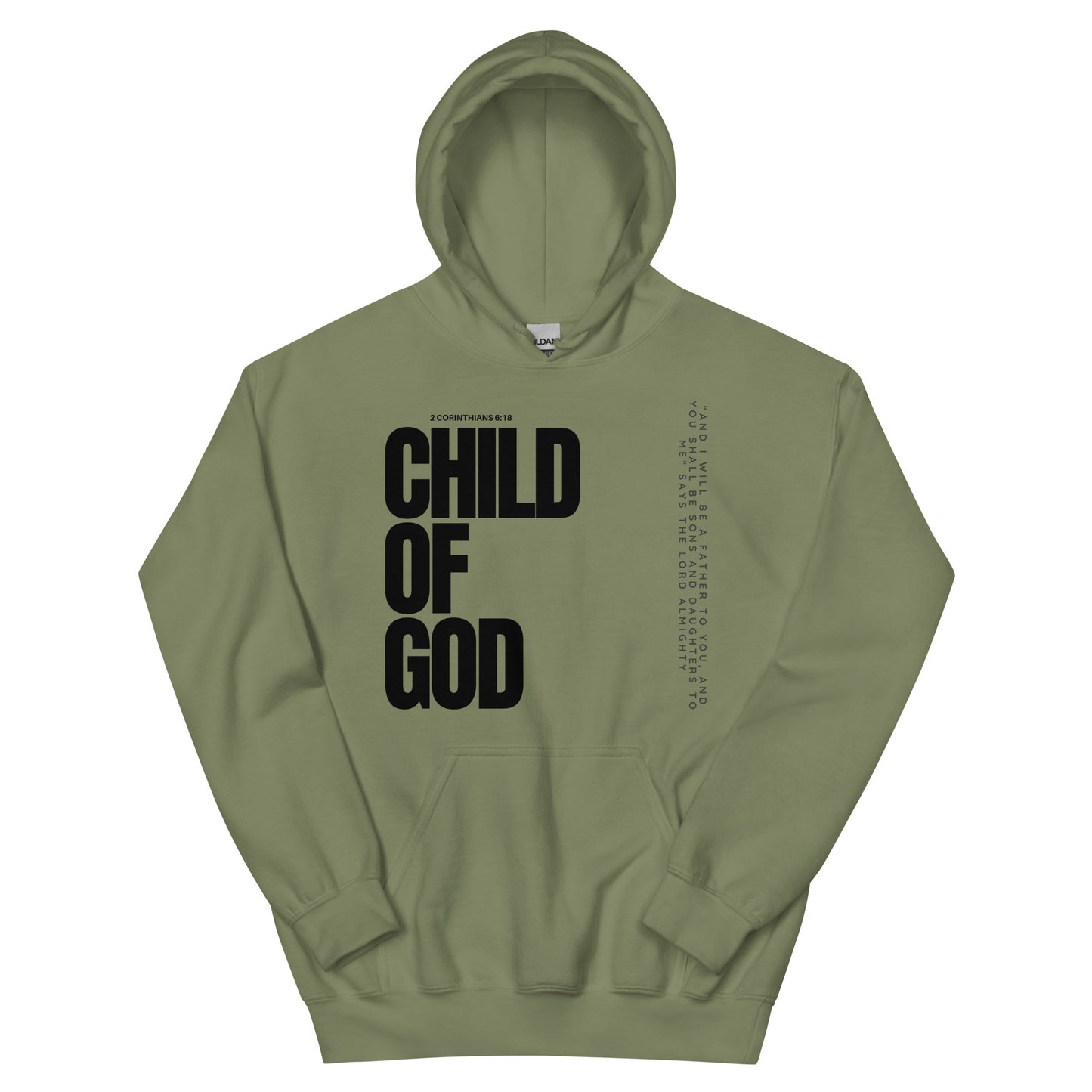 Child of God Hoodie (black text)