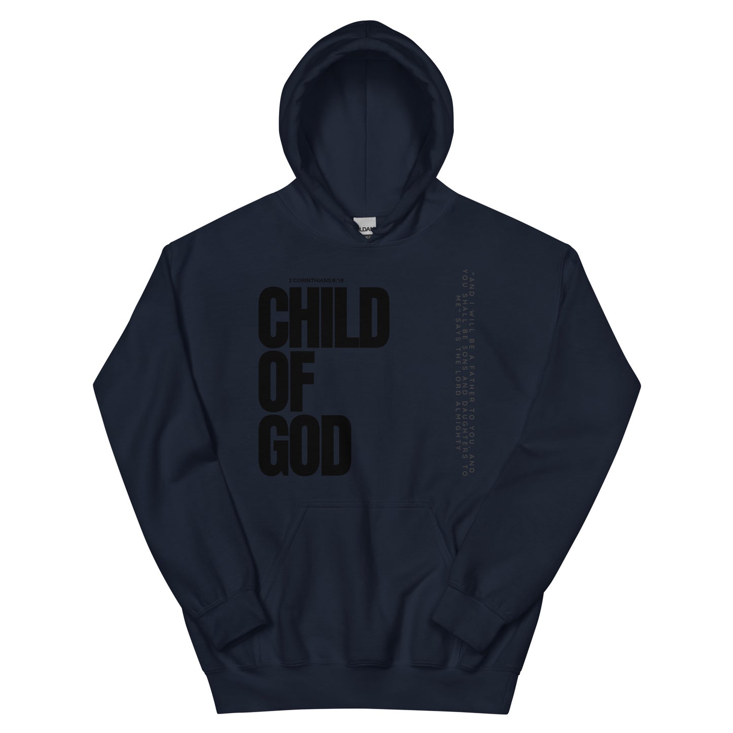 Child of God Hoodie (black text)