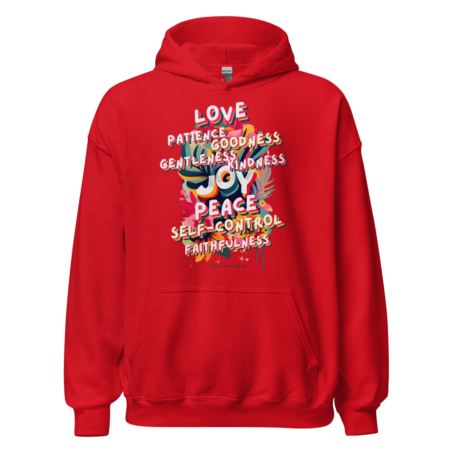 Fruit of the Spirit Hoodie (black text)