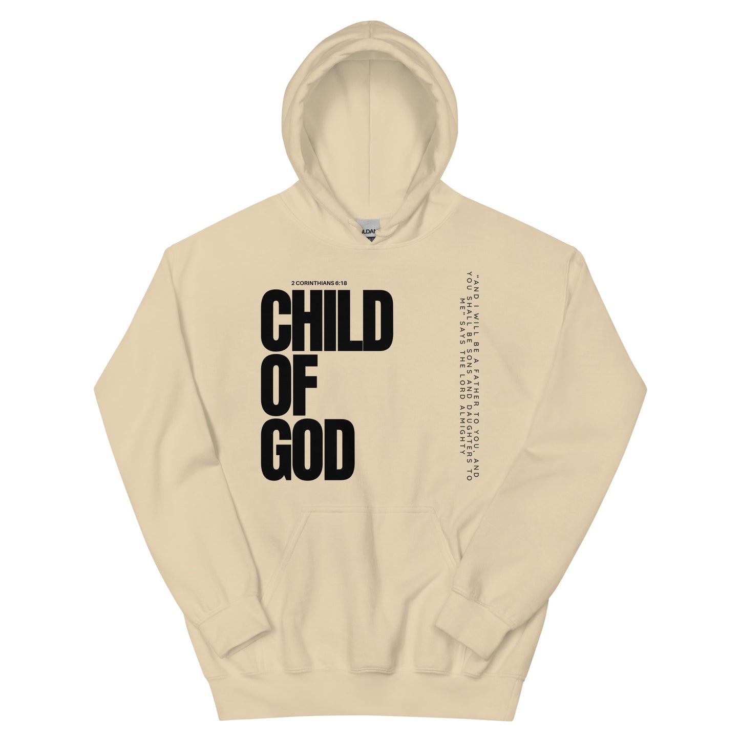 Child of God Hoodie (black text)