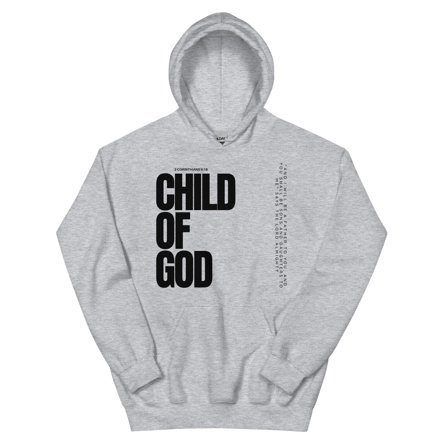 Child of God Hoodie (black text)